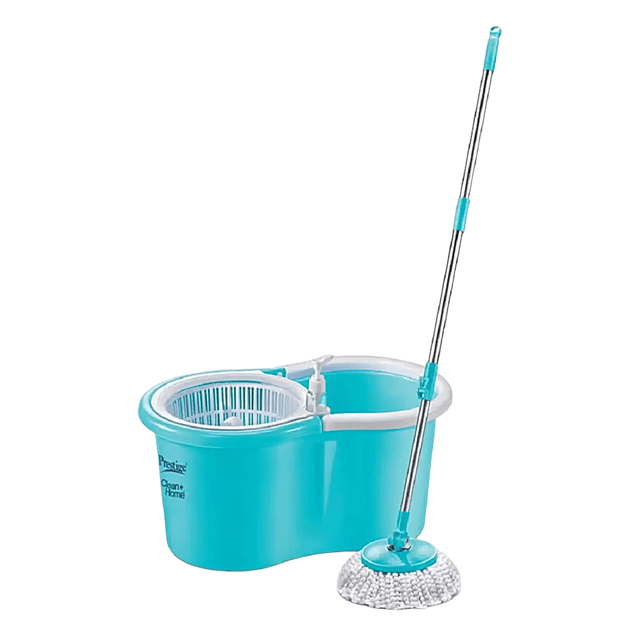 Prestige Clean Home Magic Spin Mop Deluxe - With 2 Mop Heads