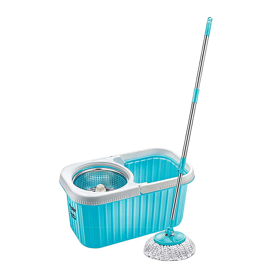 Prestige Clean Home PSB 11 Magic Mop - With 2 Mop-Heads & Twin Buckets