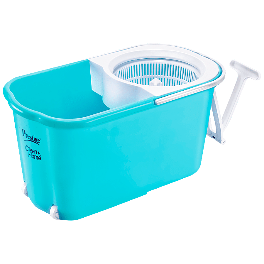 Prestige Spin Mop With Buckets - Plastic & Stainless Steel