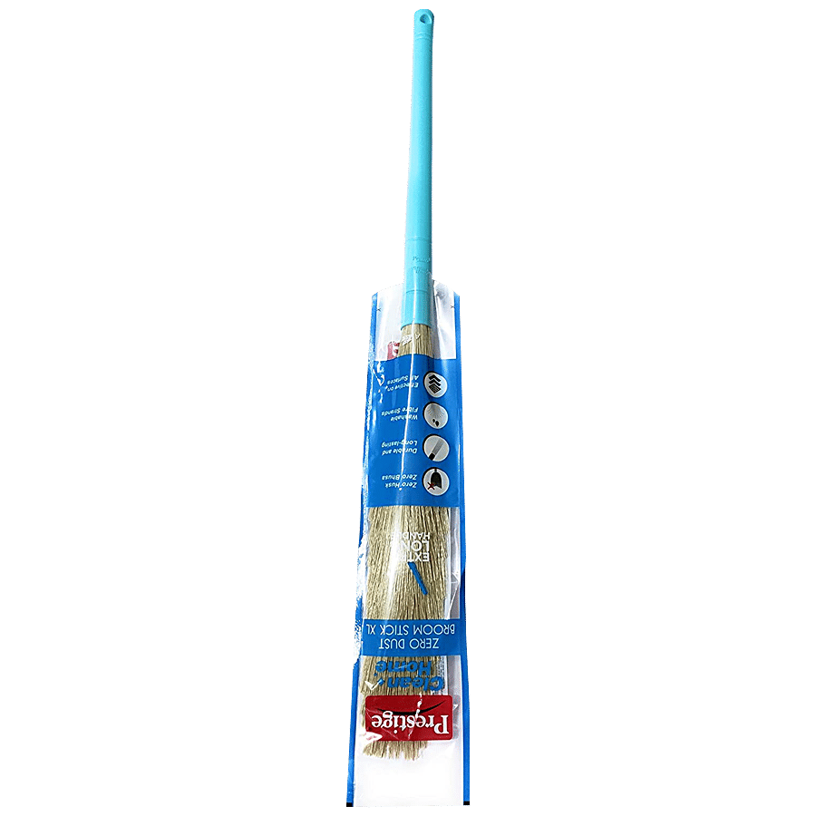 Prestige Zero Dust Broom Stick - Plastic