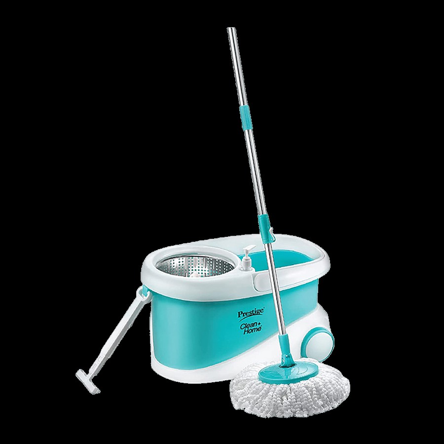 Prestige Clean Home PSB 10 Magic Mop - With 2 Mop-Heads & Twin Buckets