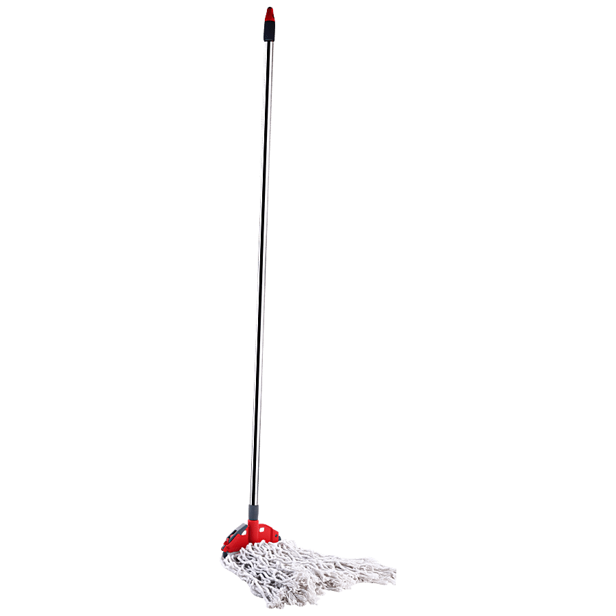 Pro Clean Clip & Fit Mop Stainless Steel Pipe - Durable