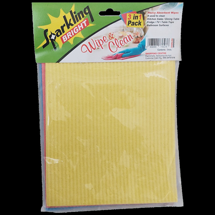 Sparklingbright Sponge Wipe & Clean