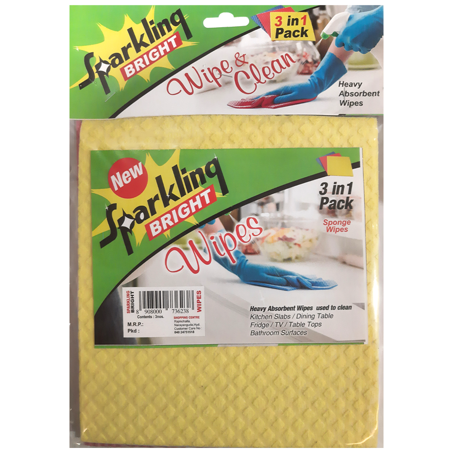 Sparklingbright Sponge Wipe & Clean