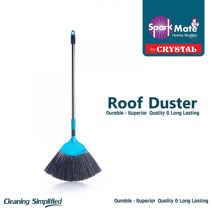 Sparkmate By Crystal Multiutility Roof Duster/Cobweb/Ceiling Cleaner With Extendable Rod