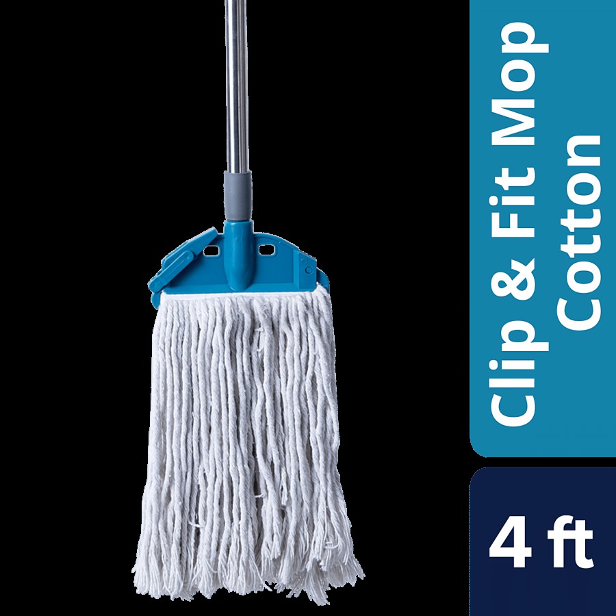 bb home Clip and Fit Cotton Mop/Wet Mop