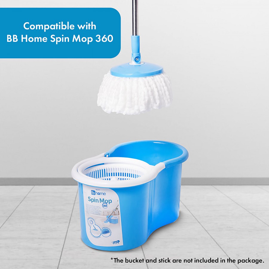 bb home Spin Mop Microfiber Refill