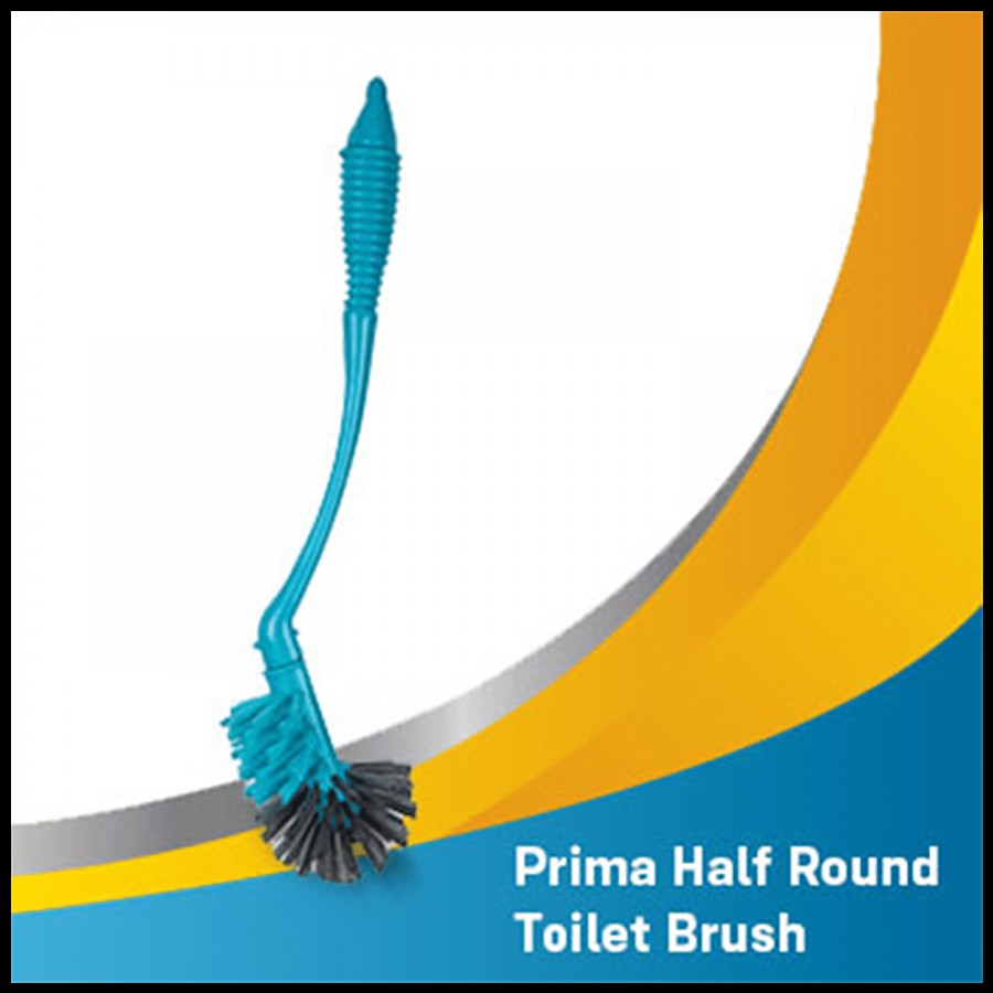 Gebi  Prima Half Round Toilet Brush - Nylon Bristles