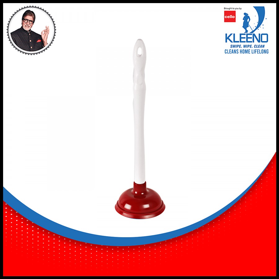 Kleeno by Cello Max Multifunctional Plunger - Red