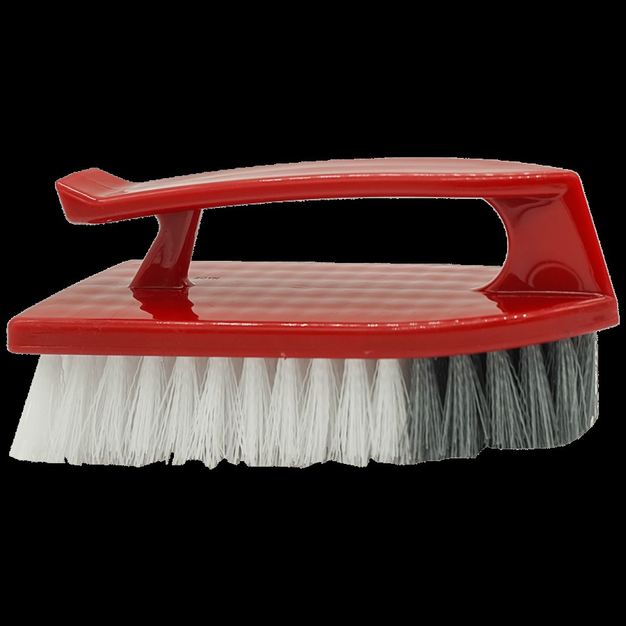 Liao All Purpose Floor Scrubbing / Tile Brush With Handle - Nylon Bristles