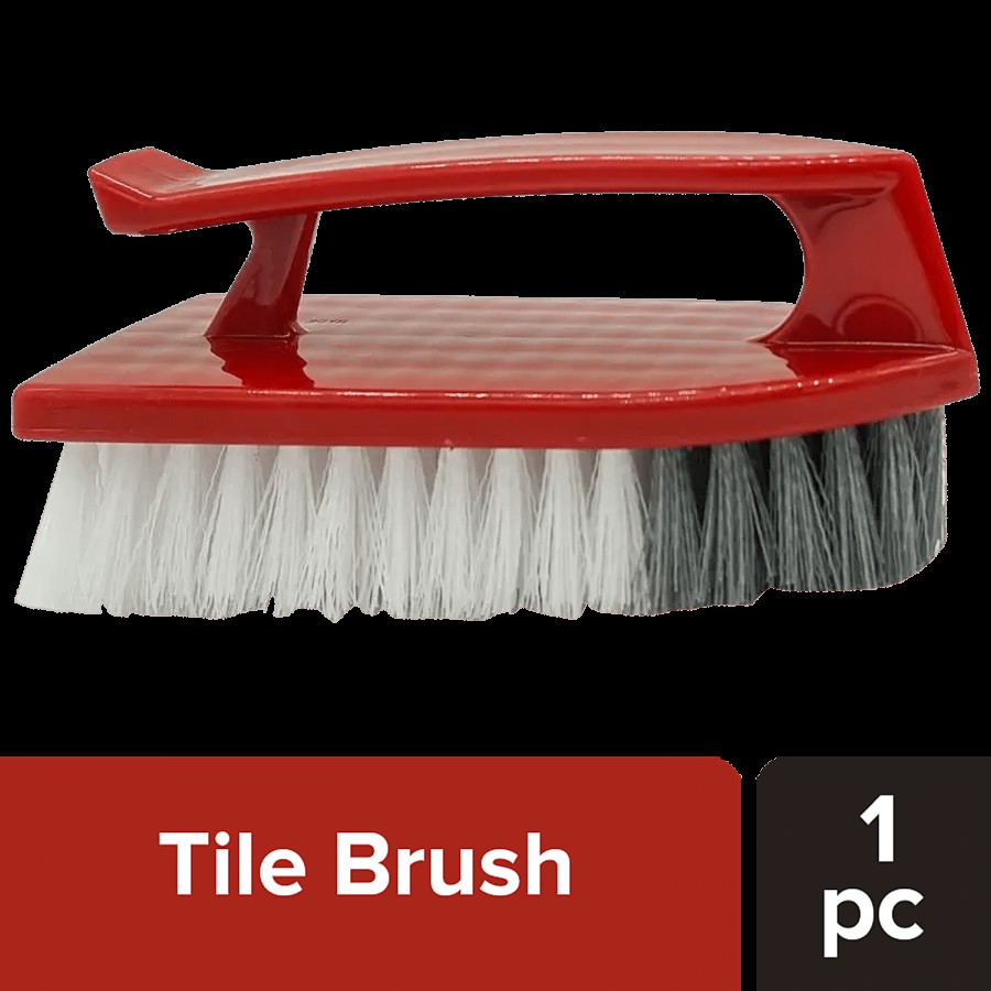 Liao All Purpose Floor Scrubbing / Tile Brush With Handle - Nylon Bristles