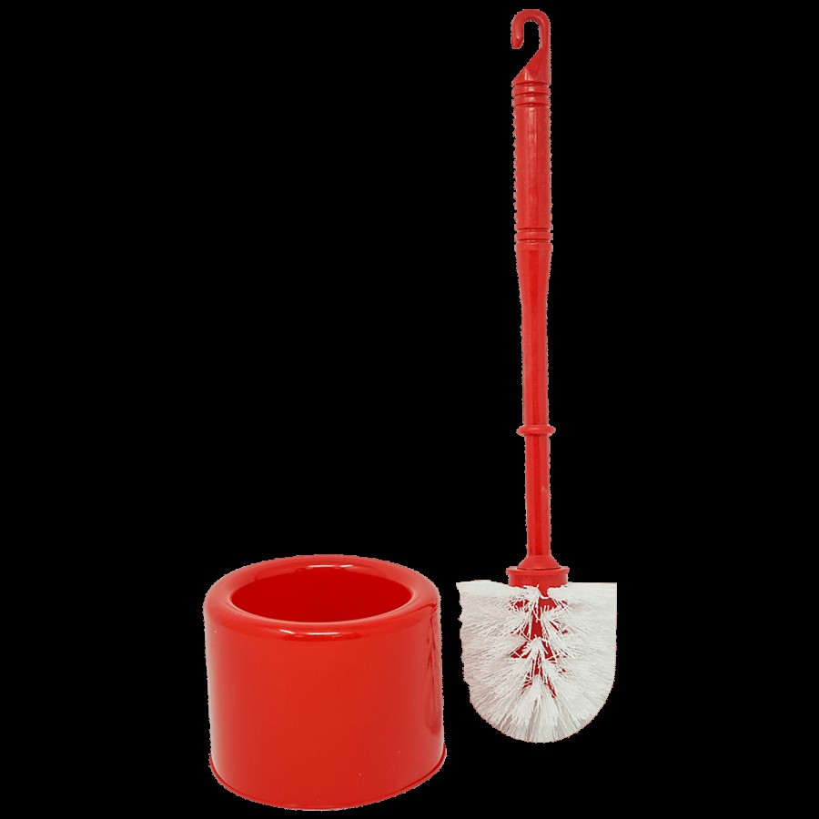 Liao Toilet Cleaning Brush & Caddy Set - Round With Holder