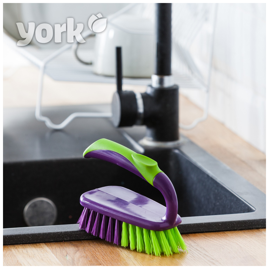 YORK Floor & Tiles Scrubbing Brush - With Hard Bristles