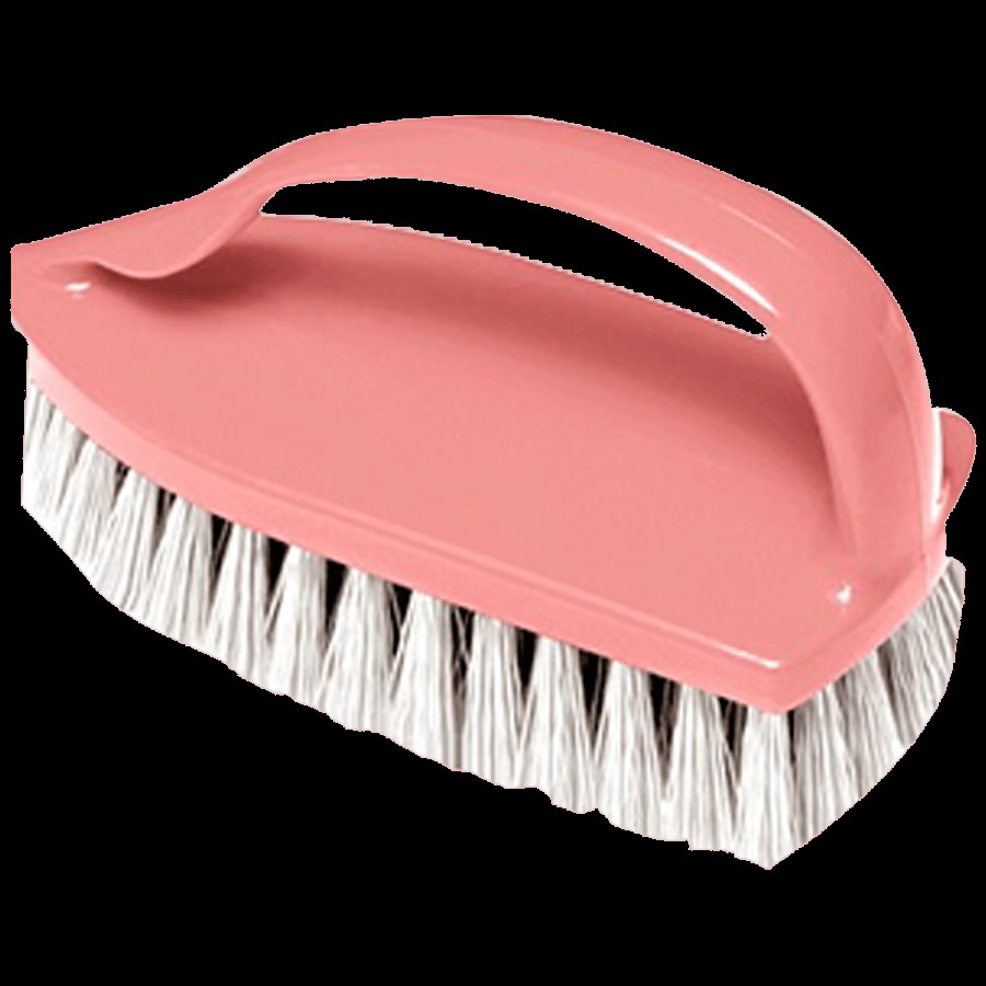 YORK Iron Shaped Floor & Tiles Scrubbing Brush - With Hard Bristles