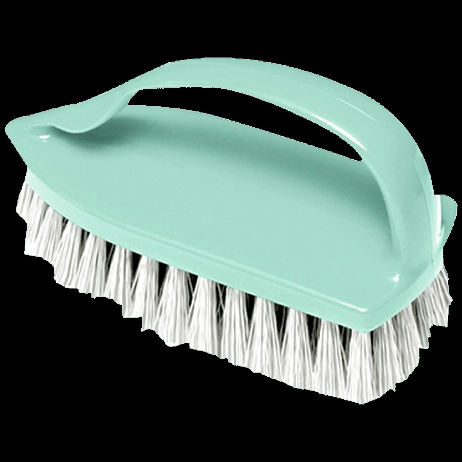 YORK Iron Shaped Floor & Tiles Scrubbing Brush - With Hard Bristles