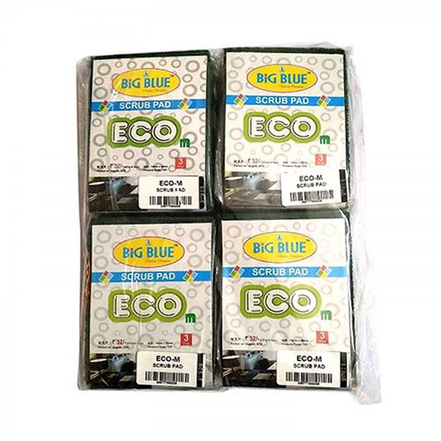 Big Blue Eco Scrub Medium Size