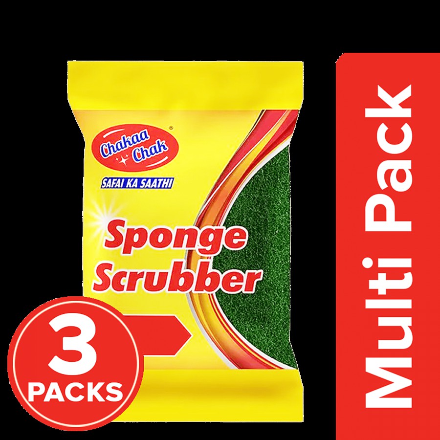 Chakaa Chak Sponge Scrubber - With Comfortable Grip