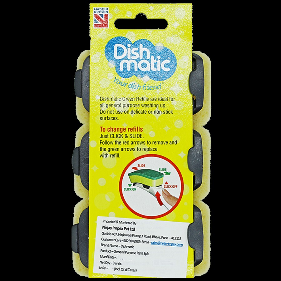 Dishmatic General Purpose Refill for Dish Wand