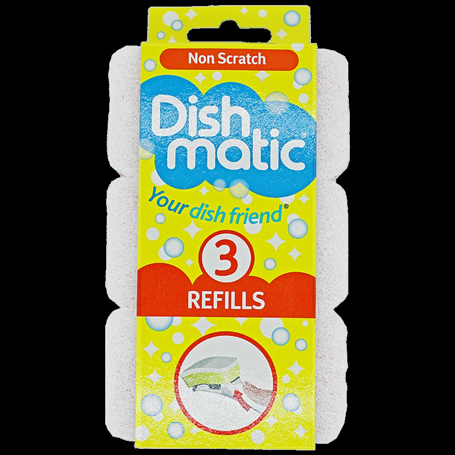 Dishmatic Non-Scratch Refill for Dish Wand