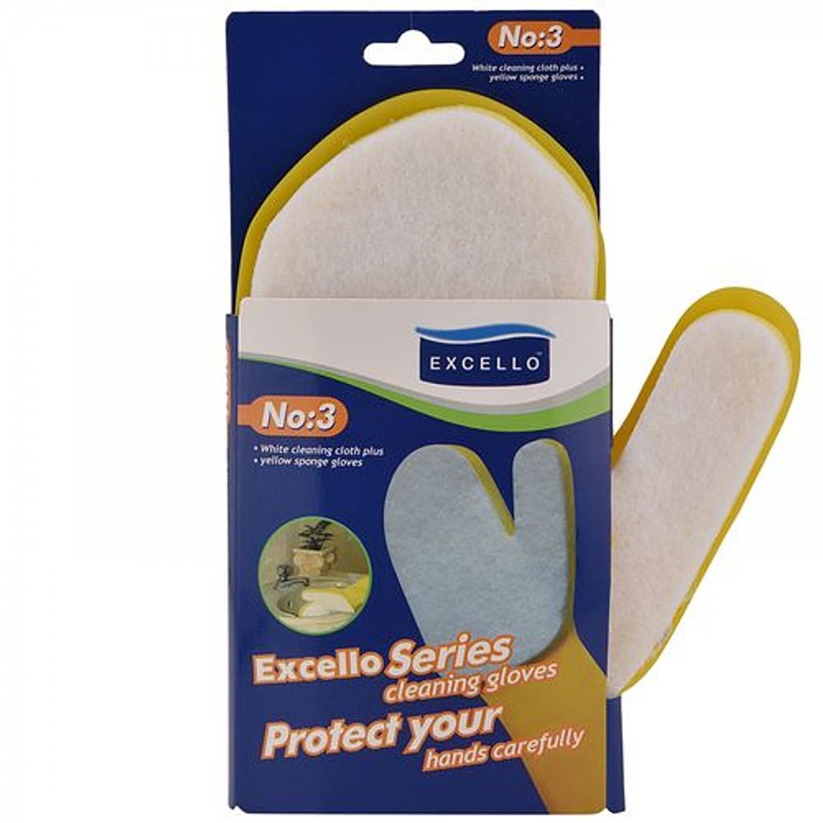 Excello Cleaning Gloves No. 3 - White