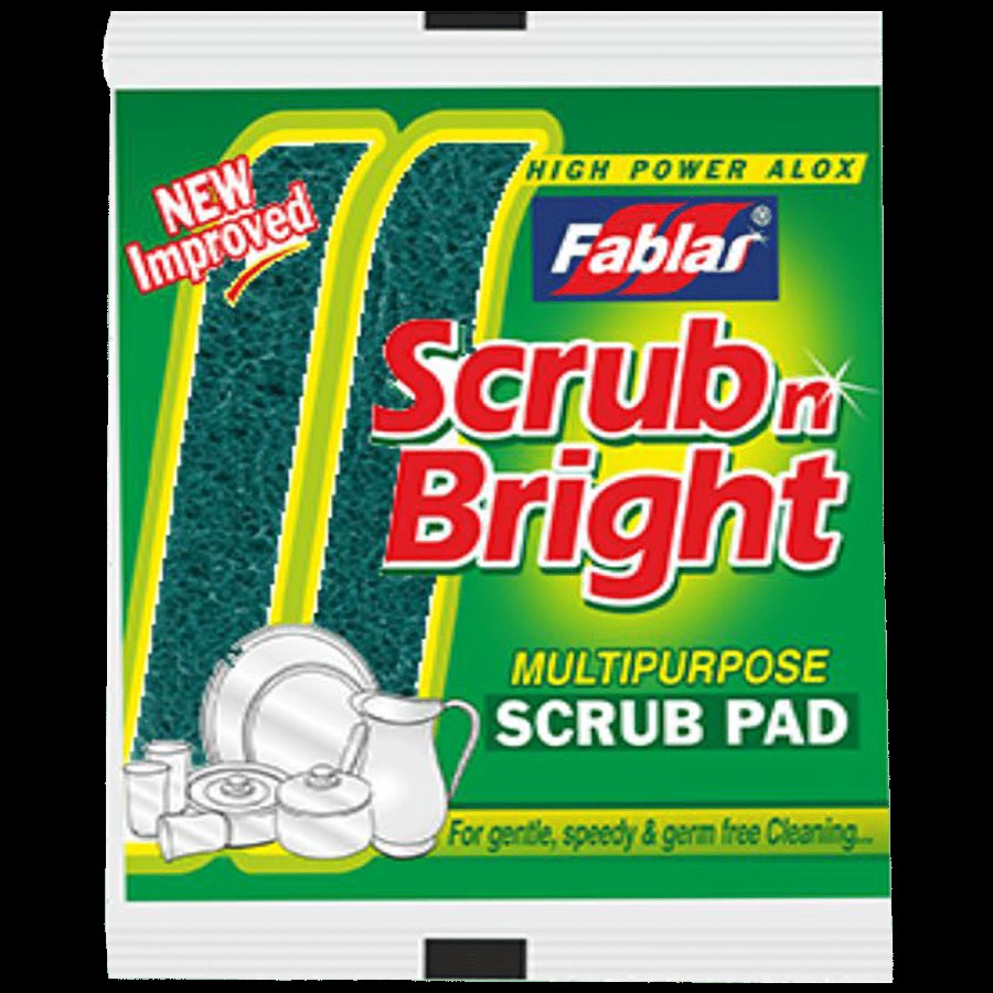 Fablas Scrub N Bright Multipurpose Scrub Pad - Tough On Stains