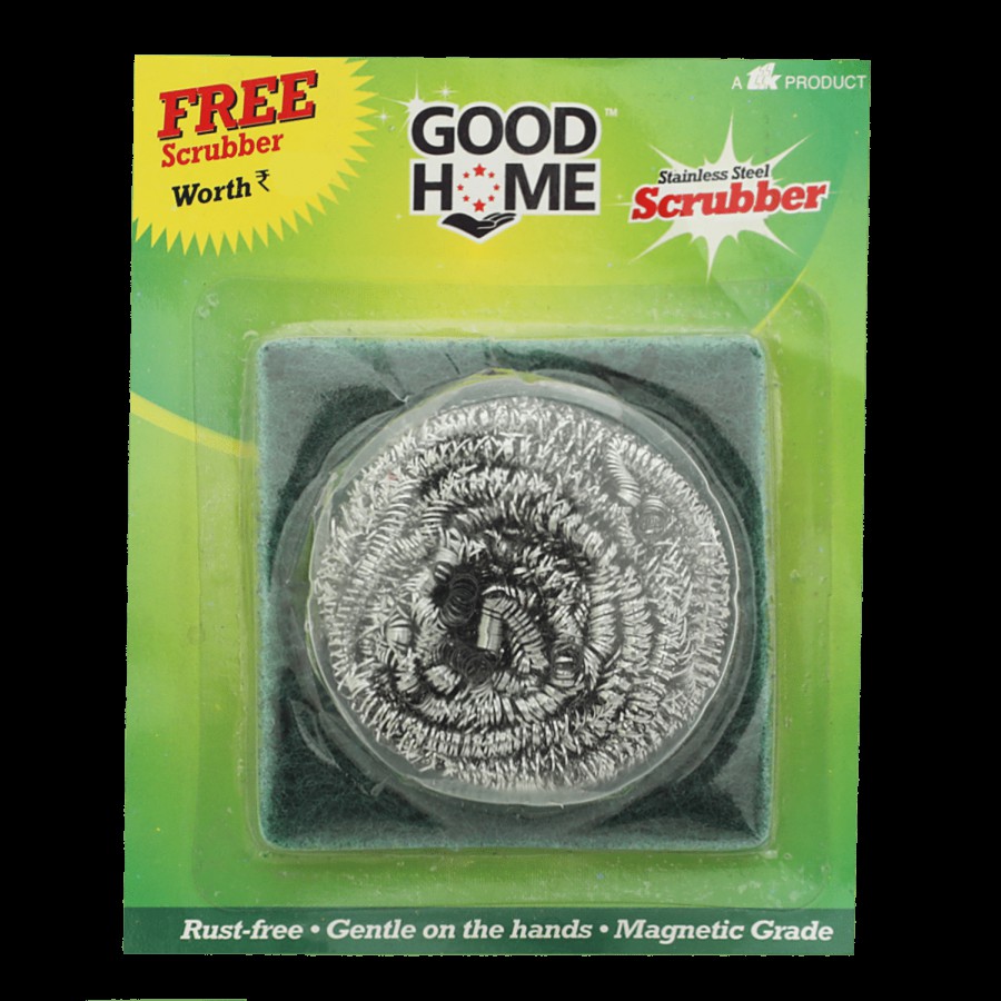 Good Home Stainless Steel Scrubber - Magnetic Grade