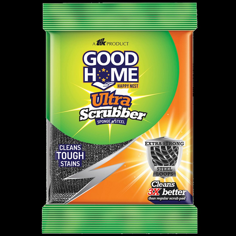 Good Home Ultra Scrubber -  Sponge N Steel