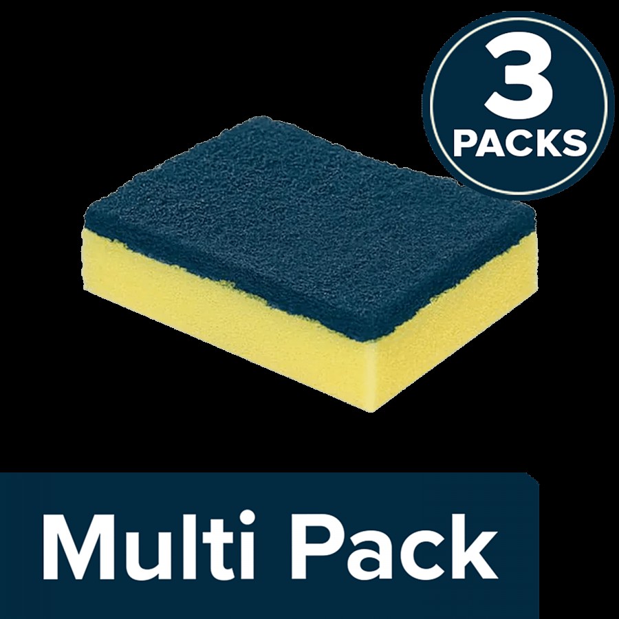 Milton - Spotzero Antibacterial Sponge & Scrub - Power Of Blue