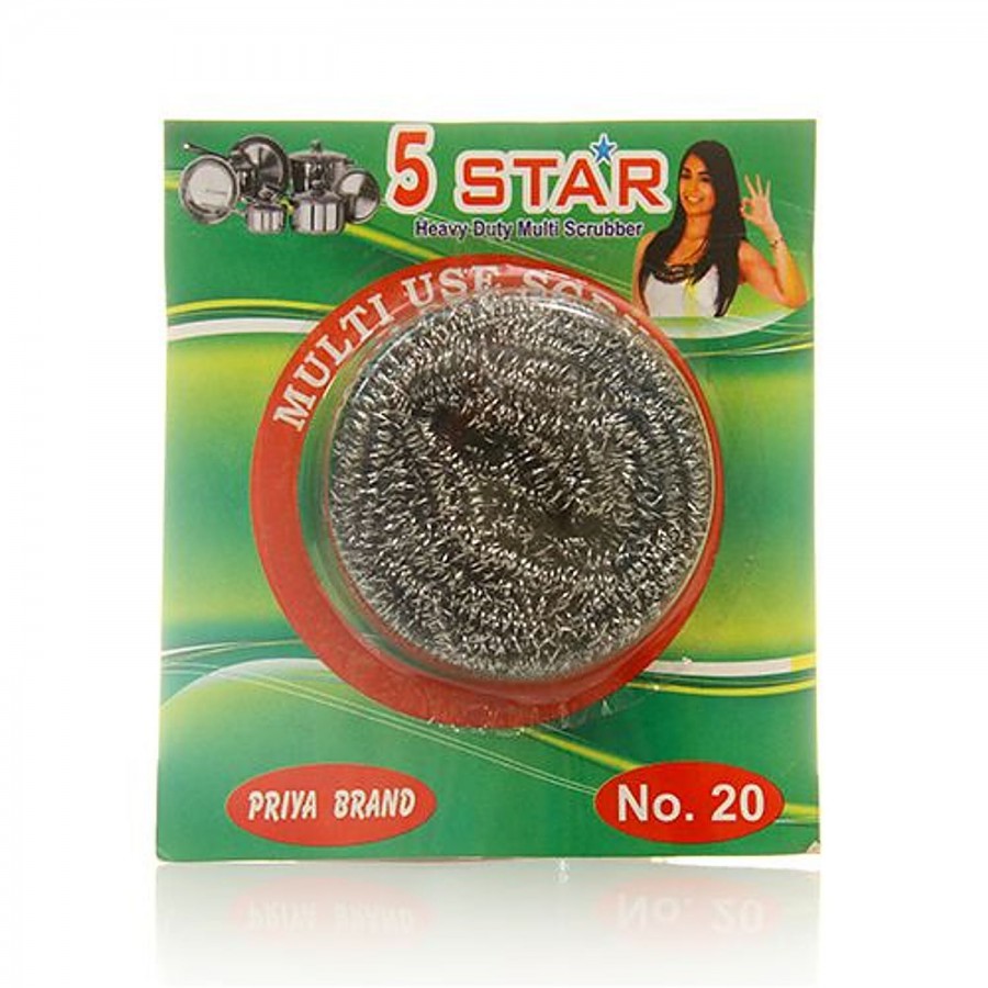 Priya Brand Stainless Steel Heavy Duty Multi Scrubber  - No 20