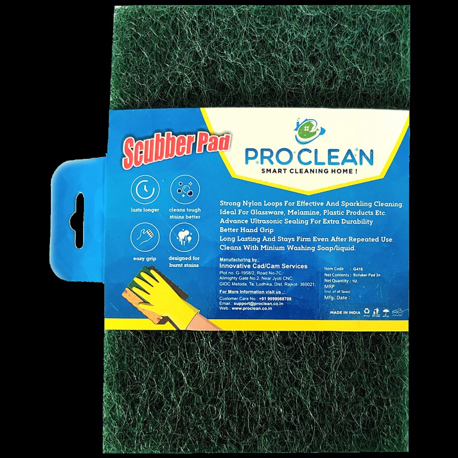 Pro Clean Scrubber Pad - Used For Cleaning