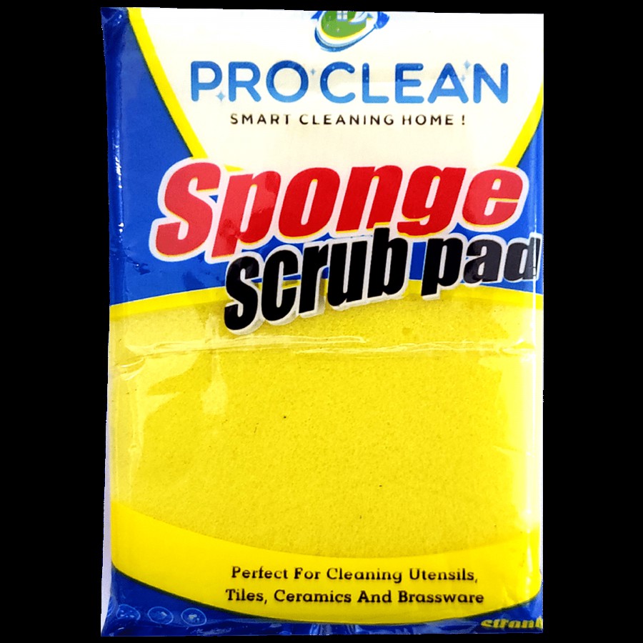 Pro Clean Sponge Scrub Pad - High-Quality Material