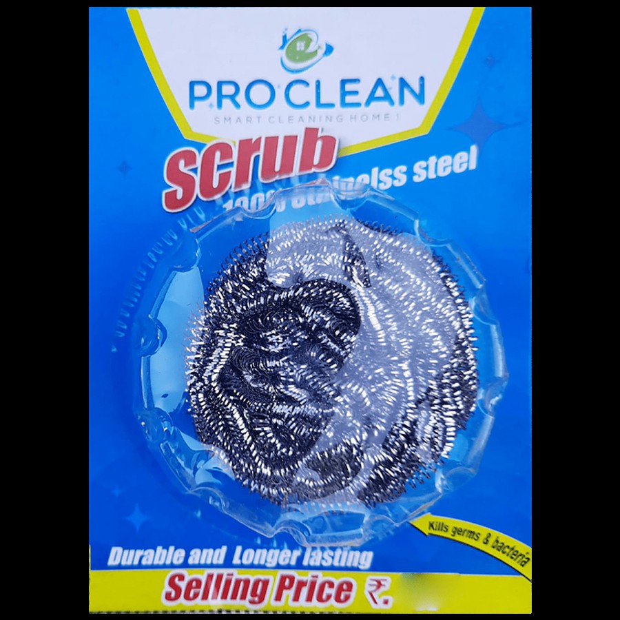 Pro Clean Stainless Steel Scrub - Kills Bacteria & Germs