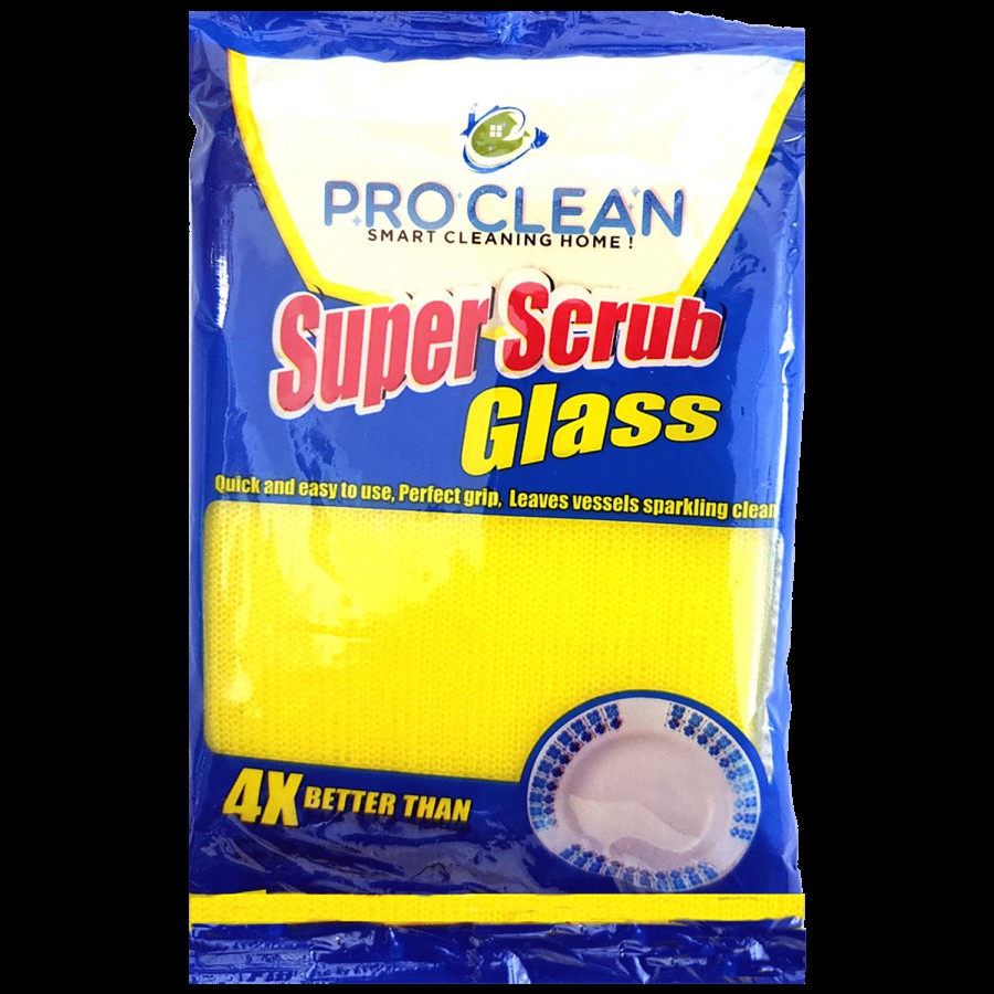 Pro Clean Super Scrub Glass - Quick & Easy To Use