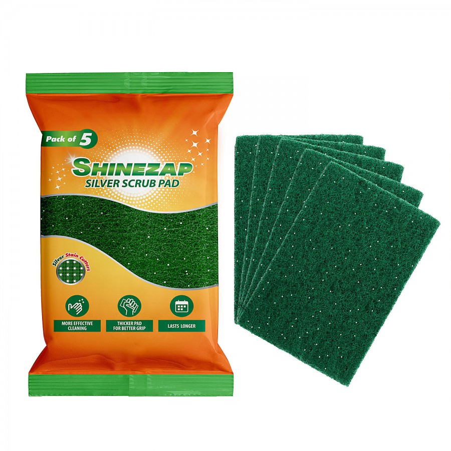 Shinezap Sparkling Silver Scrub Pad