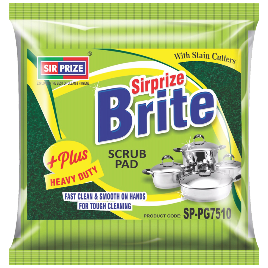 Sirprize Brite Plus Scrub Pad For Kitchen Utensils - Multi-Purpose