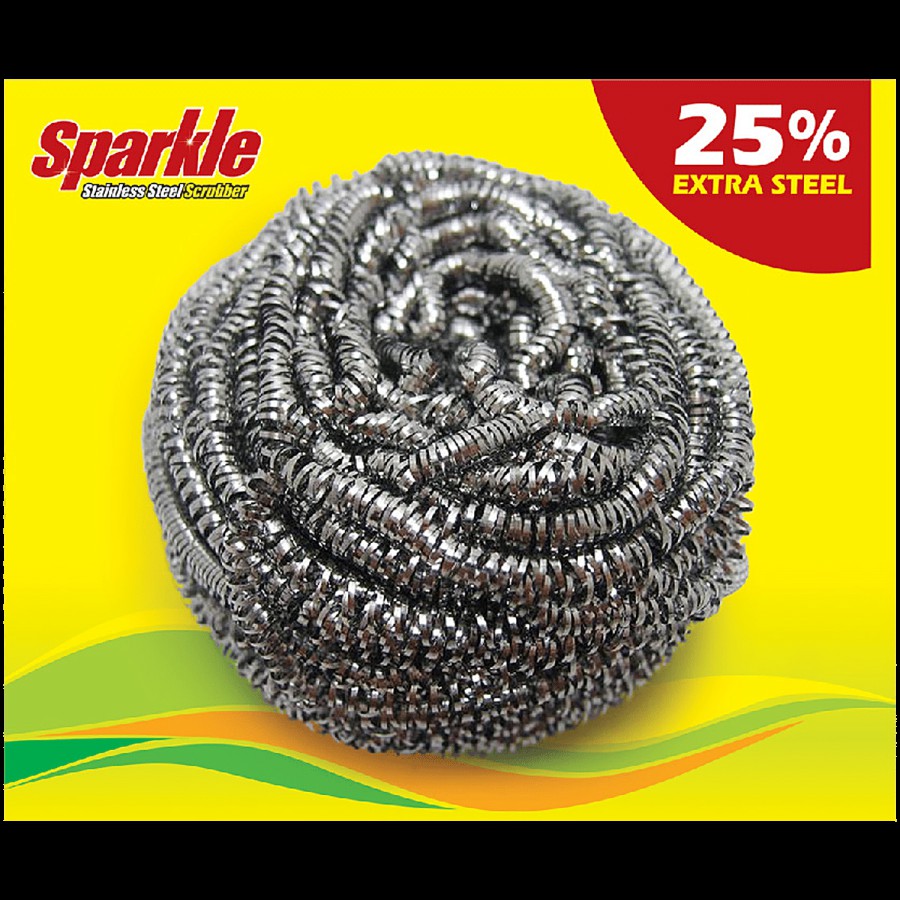 Sparkle Stainless Steel Scrubber