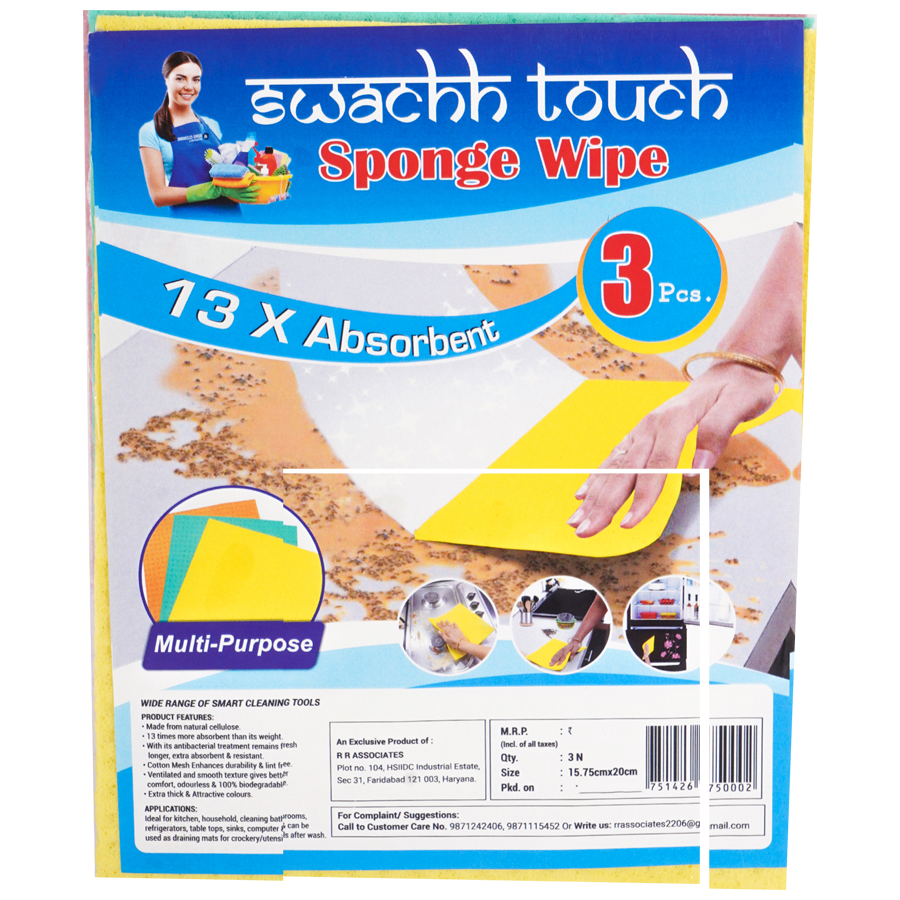 Swachh touch Sponge Wipe - Multi-purpose