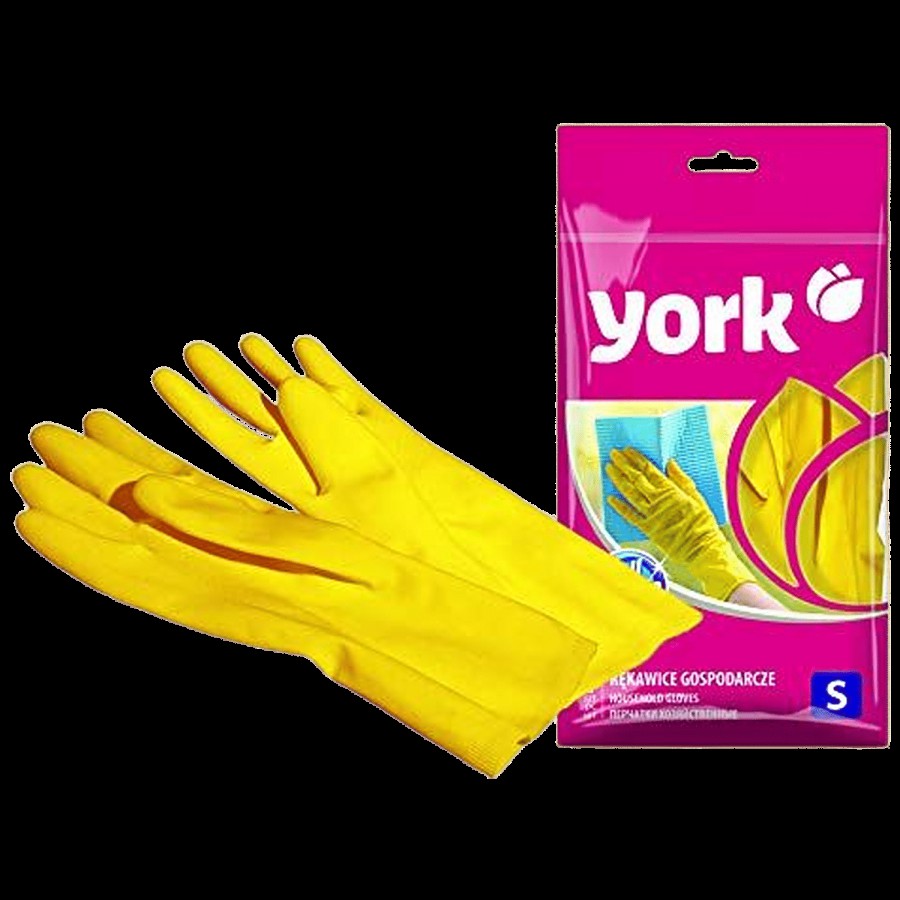 YORK Latex Rubber Gloves - Medium