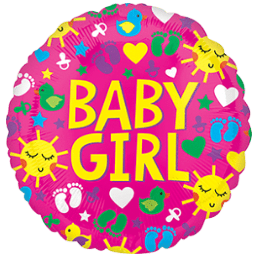 B Vishal Foil Balloon - Baby Girl