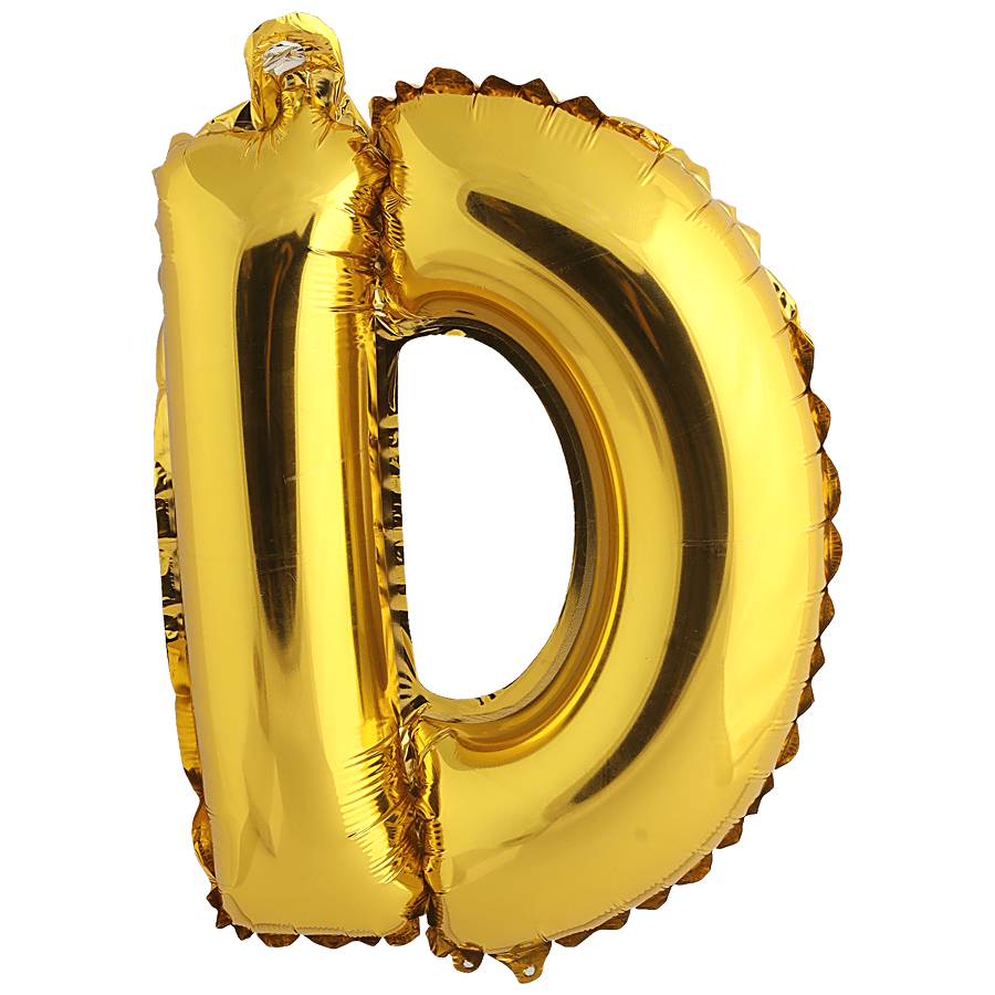 Bvishal Foil Alphabet Balloon - Letter D