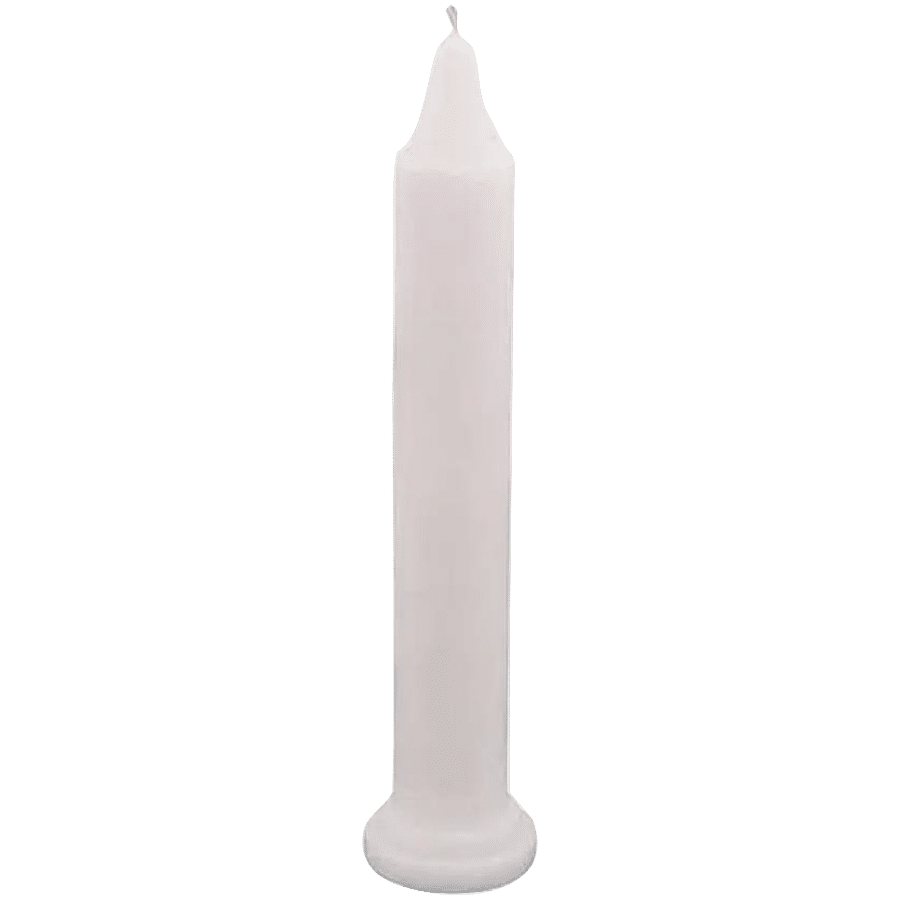 CS Church White Long Candle - Christmas Celebrations Item