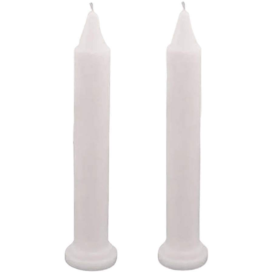 CS Church White Long Candle - Christmas Celebrations Item