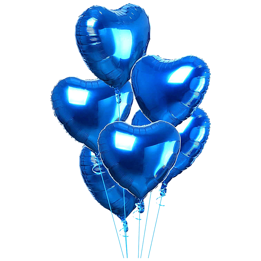 CherishX Heart Shape Foil Balloons - Birthday Decorations Items