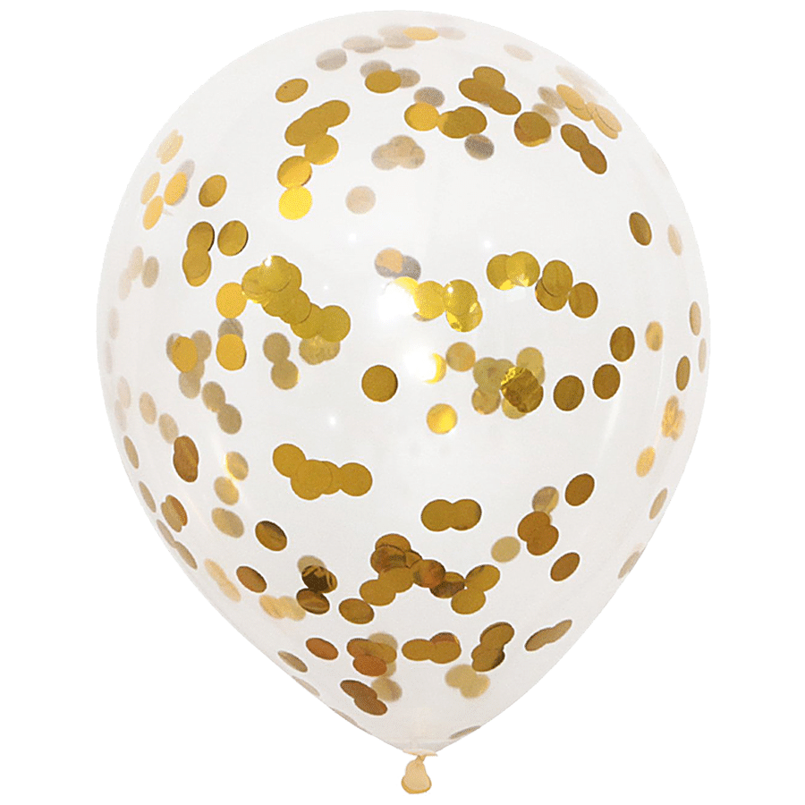 CherishX Metallic & Confetti Balloons - Decoration Items