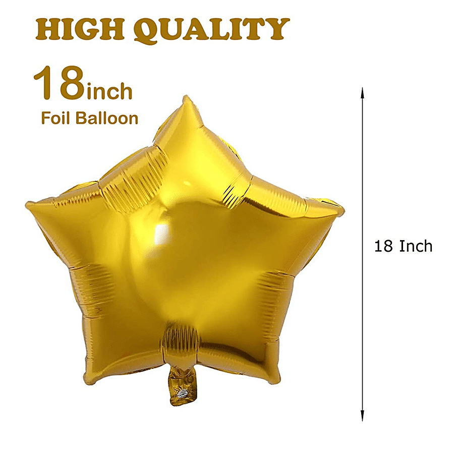 CherishX Star Shape Foil Balloons - Decoration Items