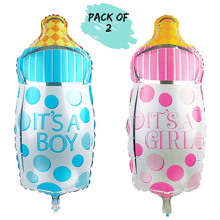 Hankley Baby Boy & Girl Foil Balloons - 68 cm