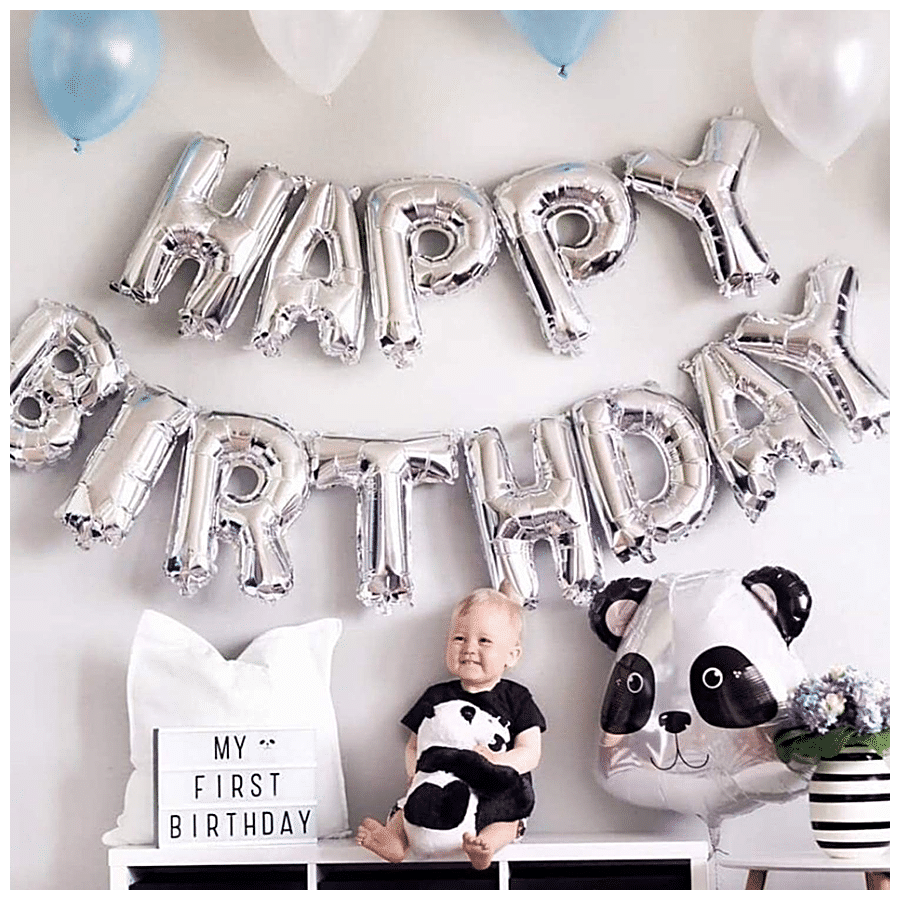 Hankley Happy Birthday Banner Set - Foil Balloon