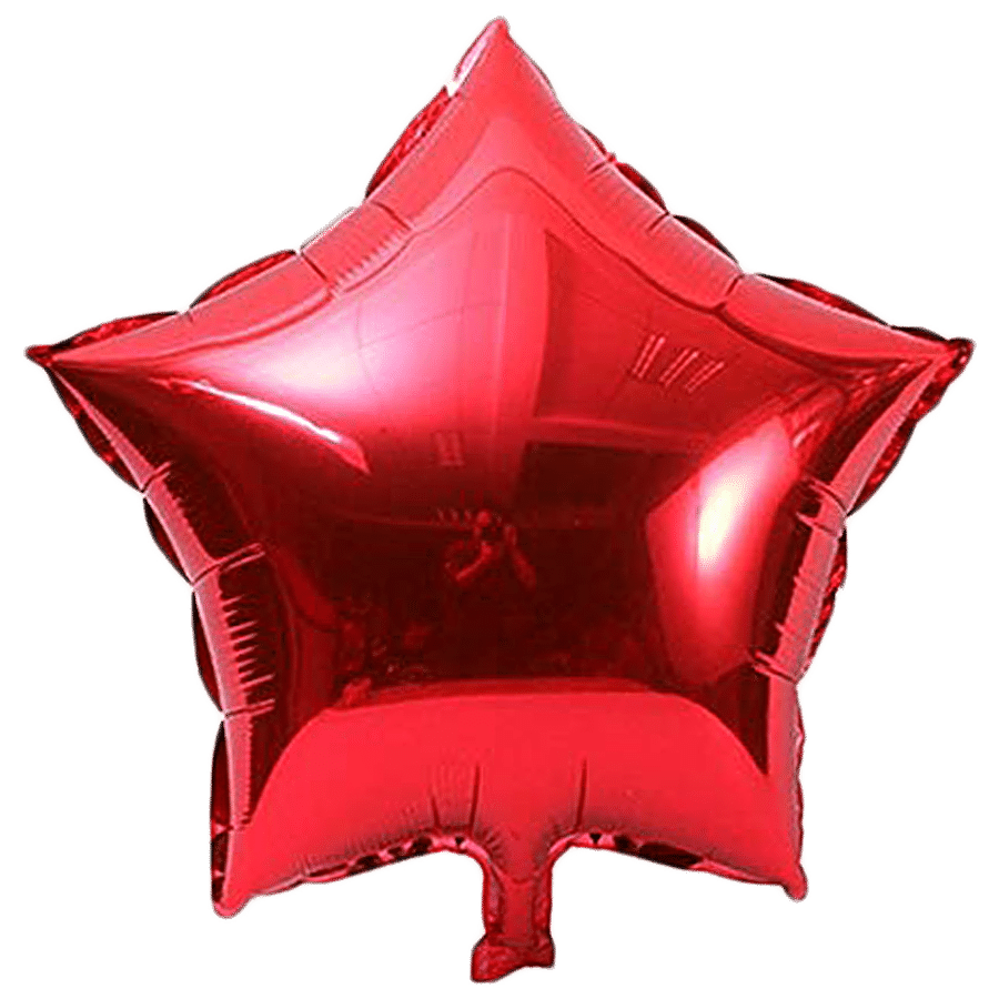 Hankley Star shaped Foil Balloons