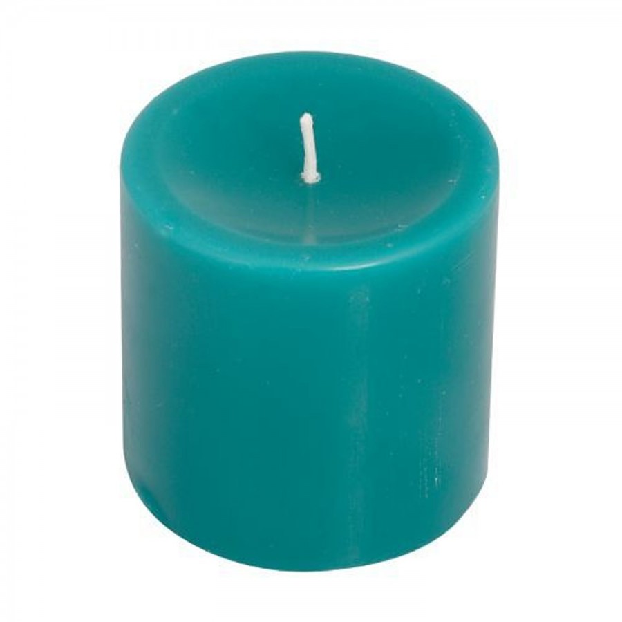 Inspiredkraft 3"X3" Coloured & Scented Pillar candle - Gardenia