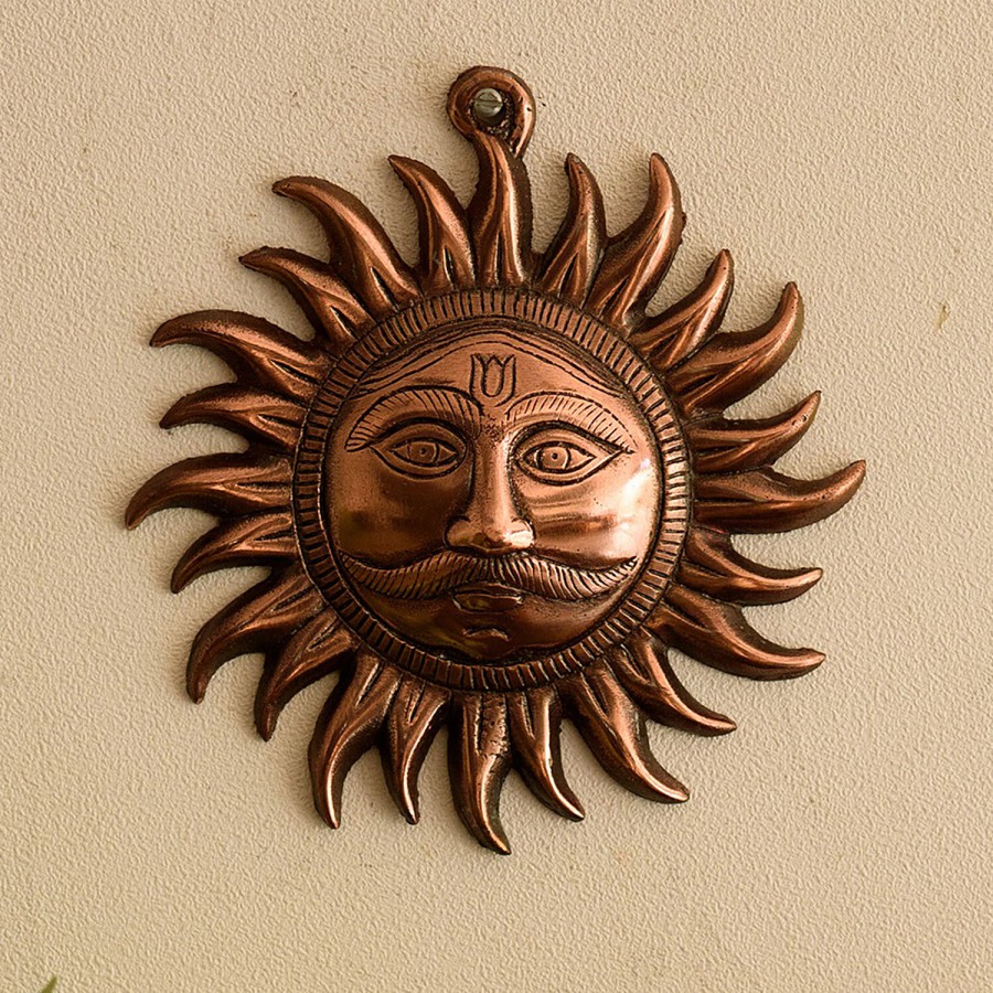 eCraftIndia Metal Wall Hanging Of Sun